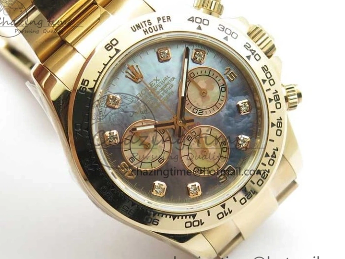 MiroTime 0330 Daytona 116520 RG UBF Best Edition Ice Blue MOP Crystal Markers Dial on RG Bracelet A Classic 2941